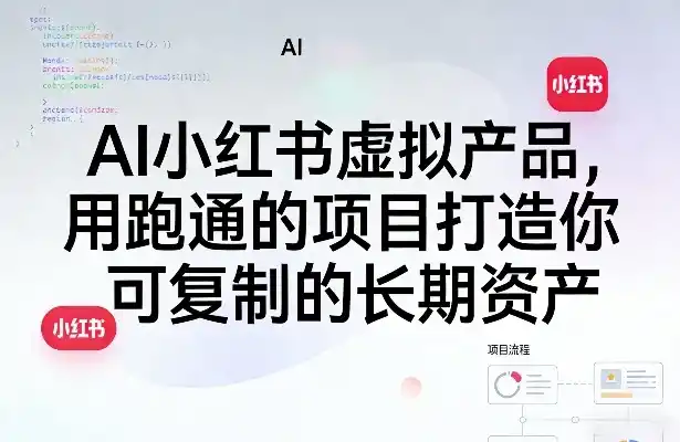 AI小红书虚拟产品，用跑通的项目打造你可复制的长期资产(更新0902)-豌豆轻创