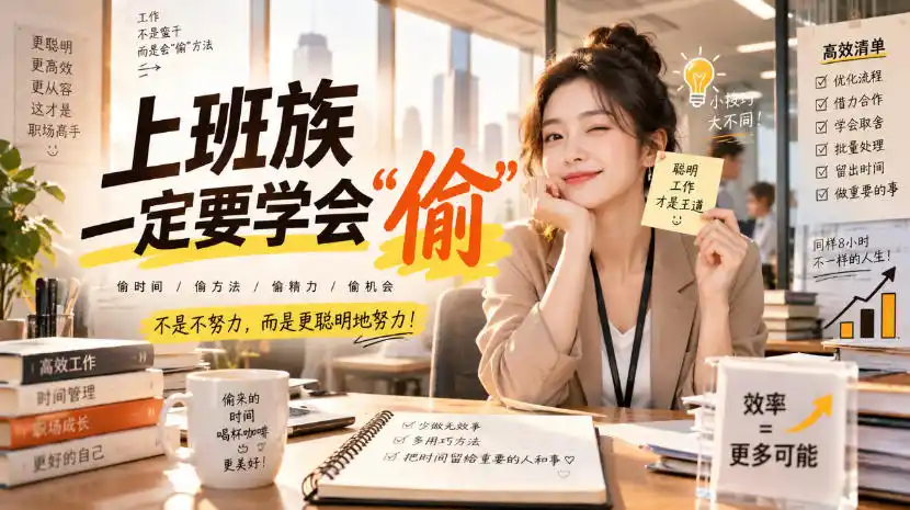 某社群精选付费文：上班族一定要学会“偷“-豌豆轻创