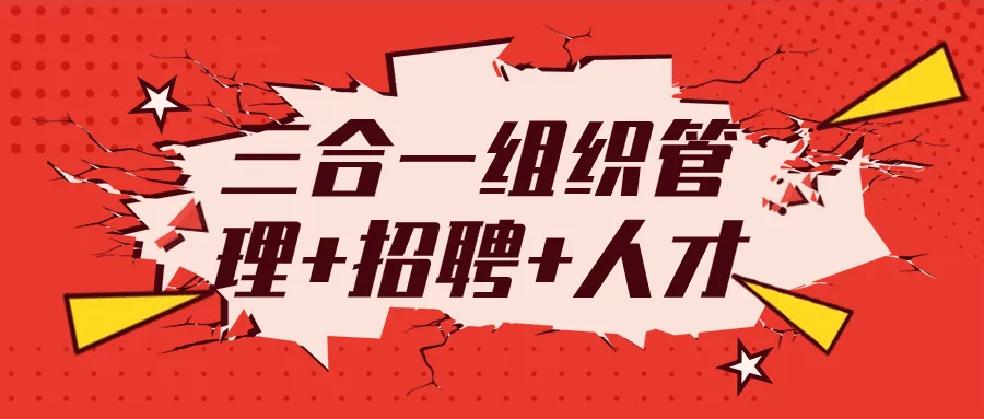 三合一组织管理+招聘+人才-轻创