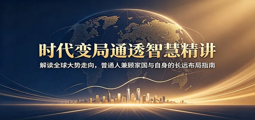 时代变局通透智慧精讲：解读全球大势走向，普通人兼顾家国与自身的长远布局指南-豌豆轻创