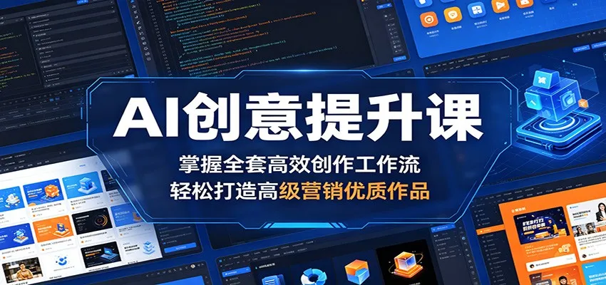 AI创意提升课：掌握全套高效创作工作流，轻松打造高级营销优质作品-豌豆轻创