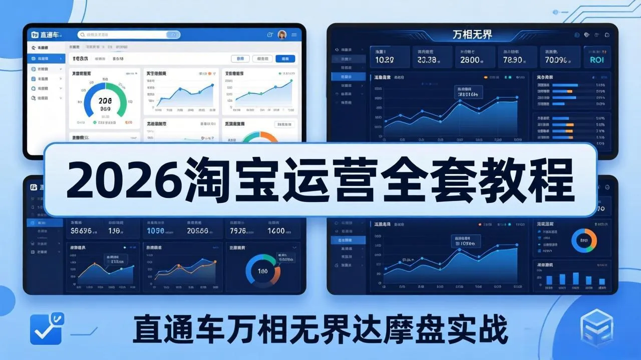 2026淘宝运营全套教程(更新5月3日-豌豆轻创