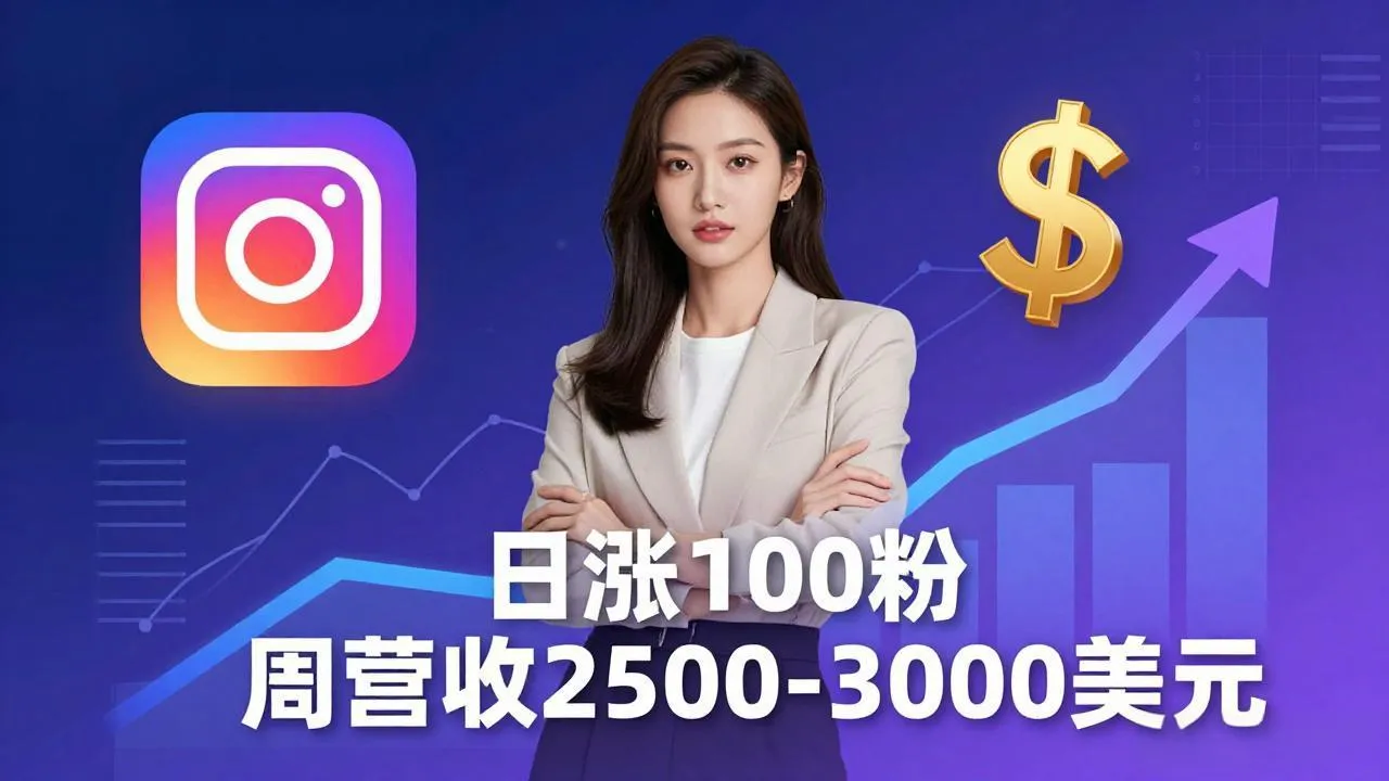 想做数字产品？Sheri亲授：日涨100粉、每周2500至3000美元的营收，Instagram躺着赚-豌豆轻创
