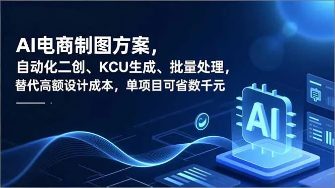 AI电商制图方案，自动化二创、SKU生成、批量处理，替代高额设计成本，单项目可省数千元-轻创