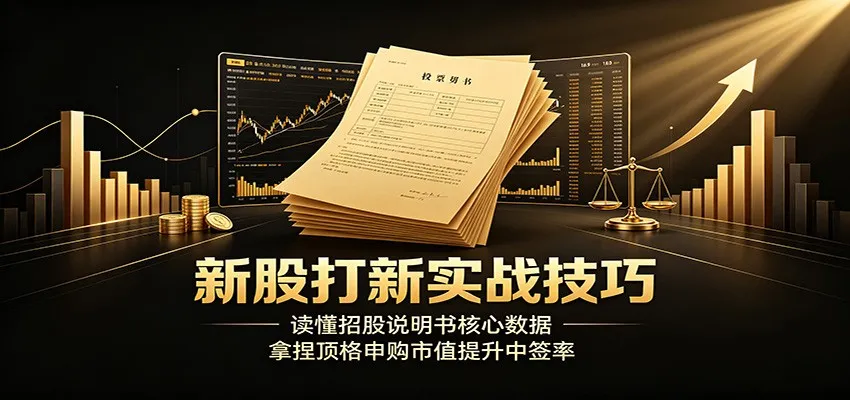 新股打新实战技巧：读懂招股说明书核心数据，拿捏顶格申购市值提升中签率-豌豆轻创