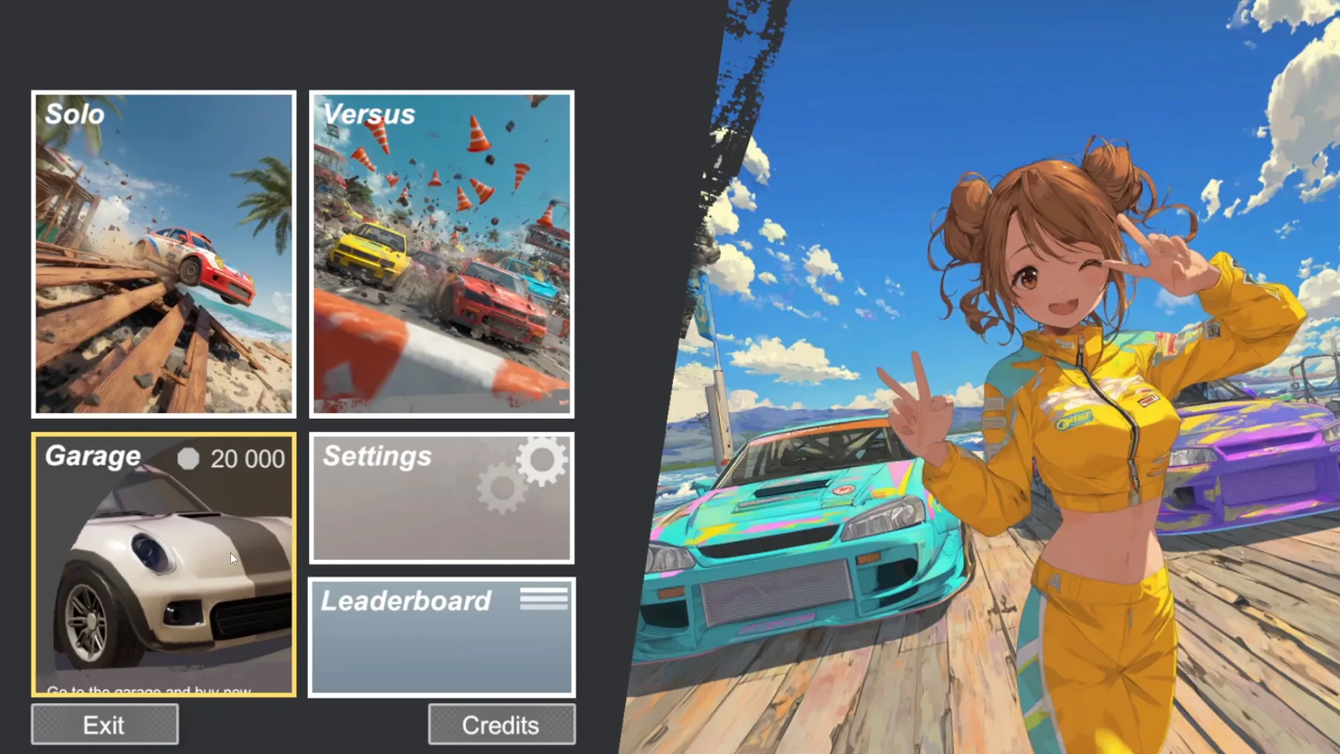 霓虹弯道赛车/Neon Curves Racing-豌豆轻创