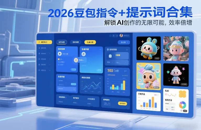 2026豆包指令+提示词合集,解锁AI创作的无限可能,效率倍增-轻创