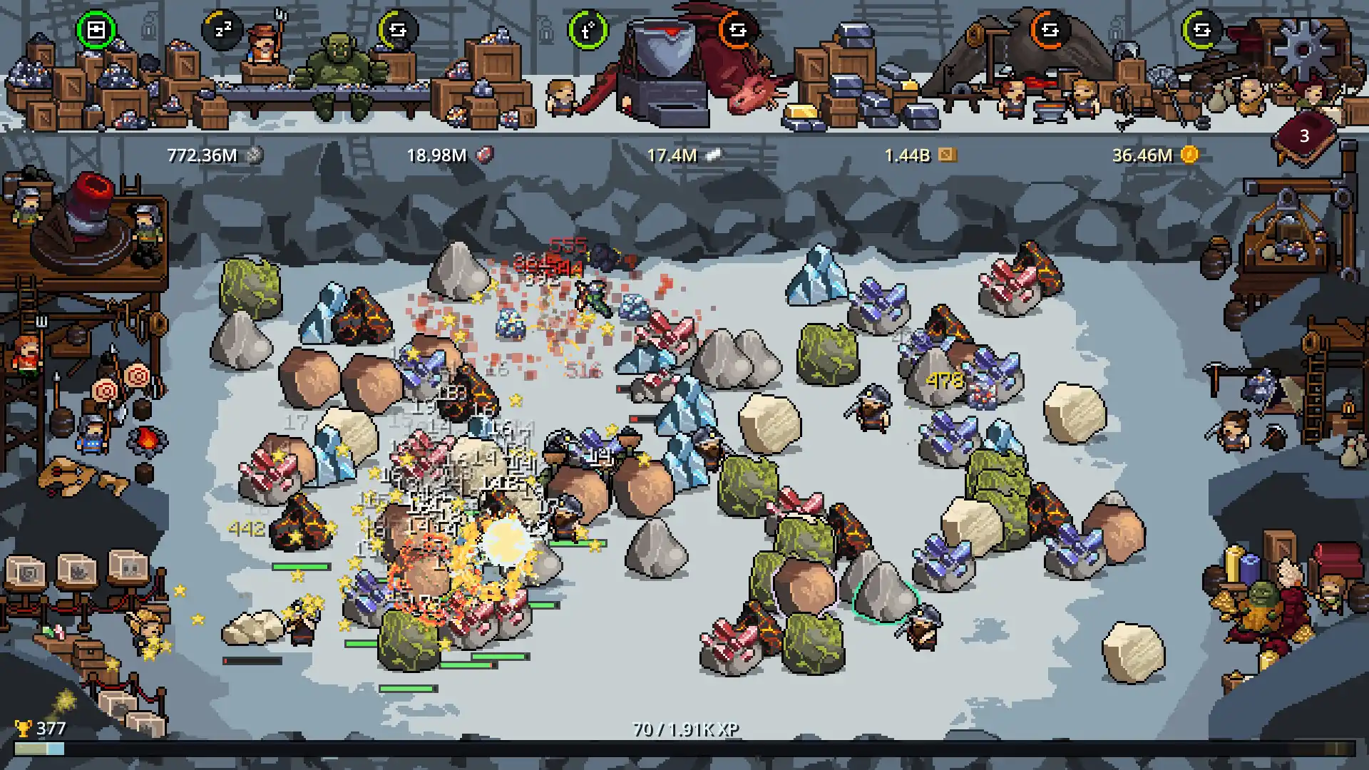 幻想矿工：深渊挂机/Fantasy Miner: Idle Depths-豌豆轻创