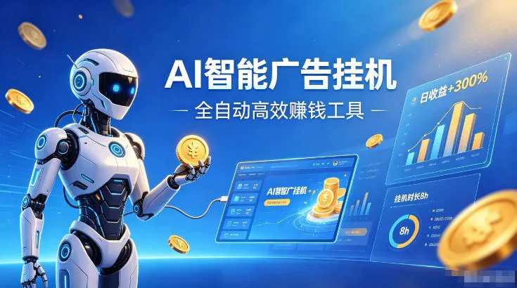 AI智能广告挂G，在家自动賺收益，全程无需人工操作、不用直播、不用拉人【揭秘】-豌豆轻创