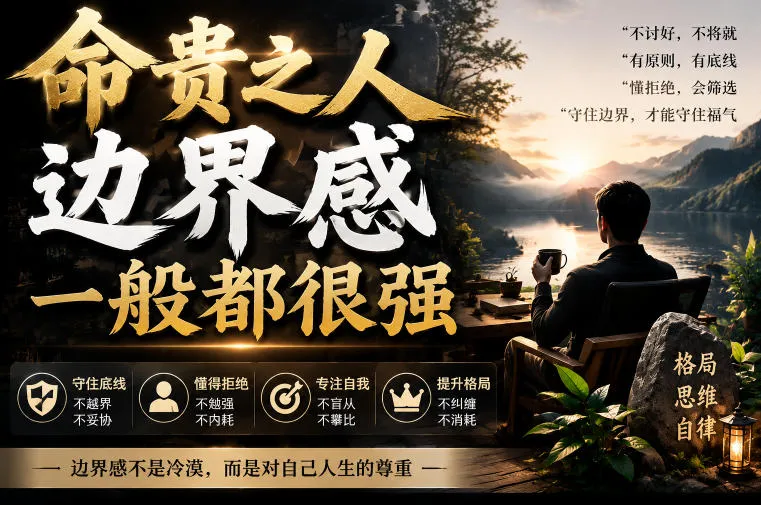 付费文章：命贵之人，边界感一般都很强-豌豆轻创