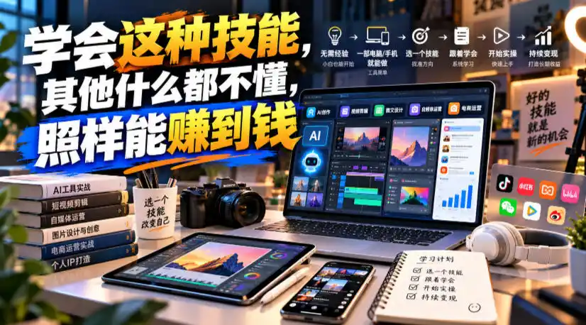 某公众号付费文章：学会这种技能，其他什么都不懂，照样能賺到钱-豌豆轻创