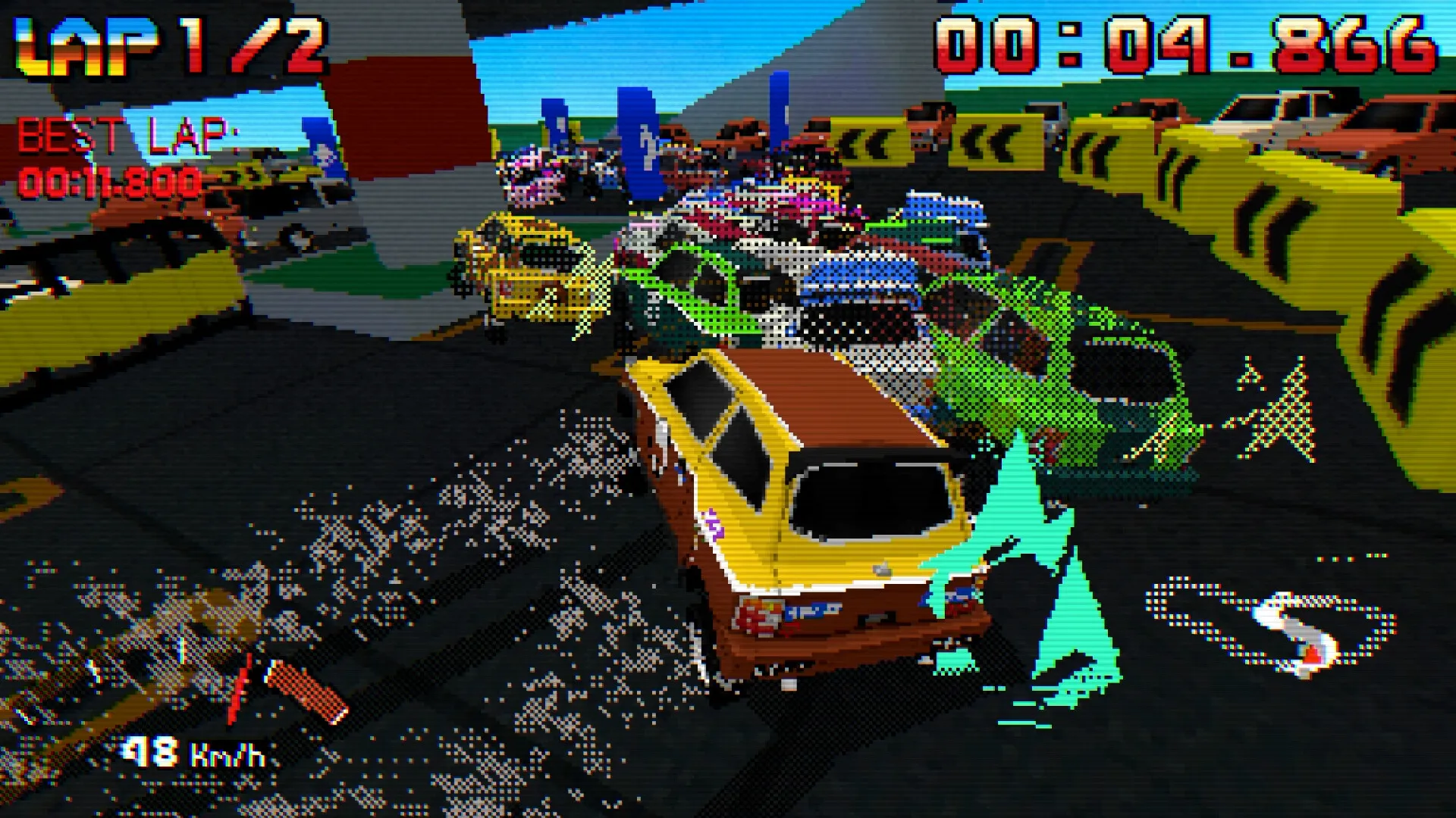 停车场拉力赛道/Parking Garage Rally Circuit-豌豆轻创