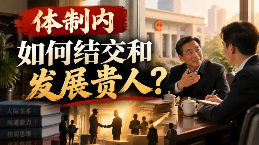 某公众号付费文章：体制内，如何结交和发展贵人?-豌豆轻创