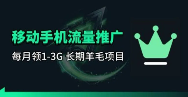 手机流量领取推广_每月一轮,刚需类的长期项目