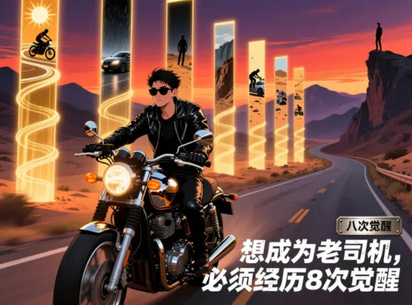 付费文章：想成为老司机，必须经历8次觉醒-豌豆轻创