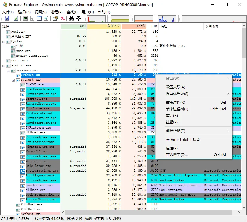 Process Explorer v17.12汉化版-豌豆轻创