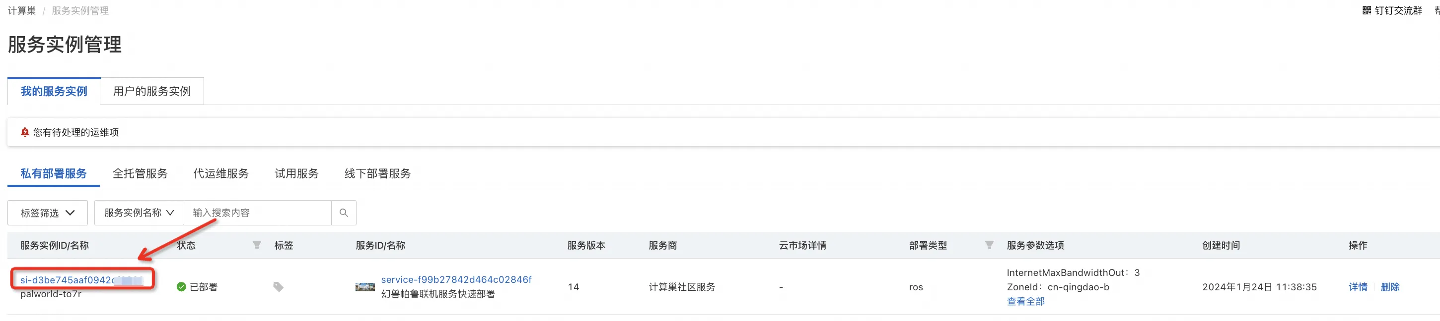 一键部署幻兽帕鲁联机服务器教程-趣奇资源网-第9张图片