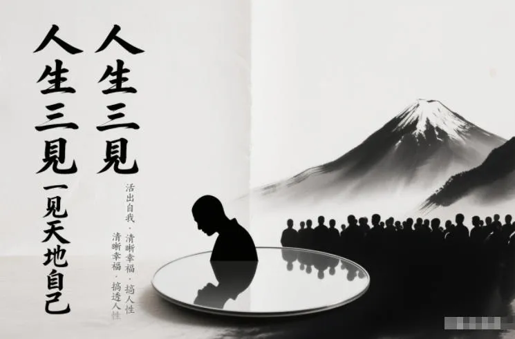 人生三见一见天地见众生见自己，活出自我拥有清晰幸福人生，搞透人性-轻创