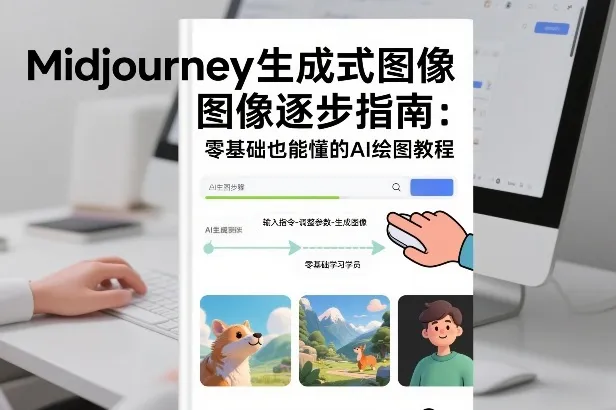 Midjourney生成式图像逐步指南:零基础也能懂的AI绘图教程