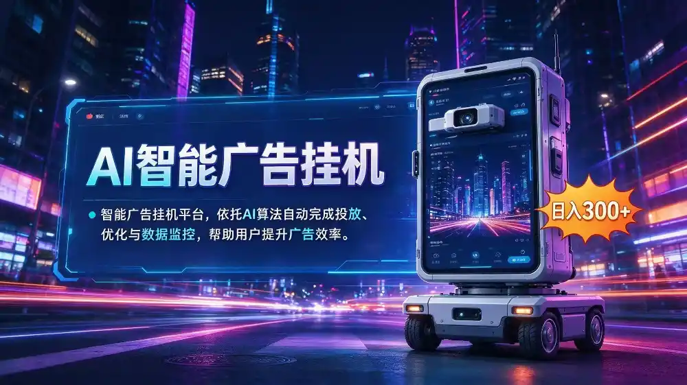 AI 智能广告挂机｜AI 自动运行，轻松托管广告任务-豌豆轻创