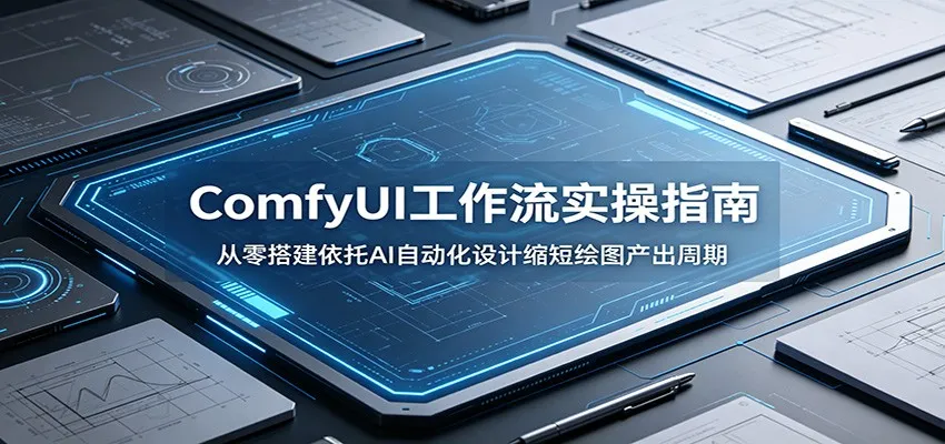 ComfyUI 工作流实操指南：从零搭建依托AI自动化设计缩短绘图产出周期-豌豆轻创