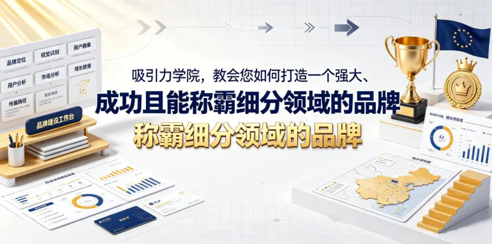吸引力学院，教会您如何打造一个强大、成功且能称霸细分领域的品牌！【原创双语字幕】-豌豆轻创
