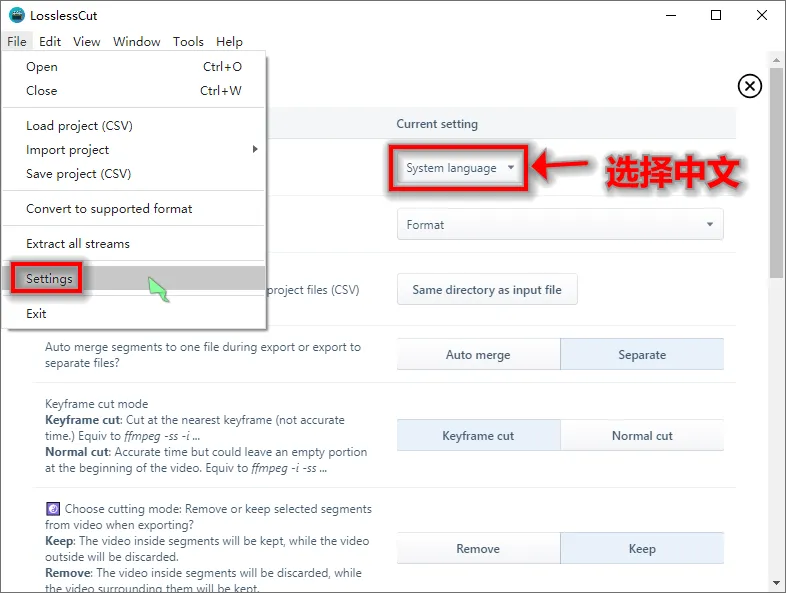 LosslessCut无损剪辑v3.69.0绿色版
