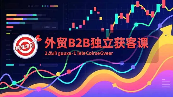 外贸B2B独立获客课，Facebook主页搭建、消息互动广告、精准定位，打造高询盘系统-轻创