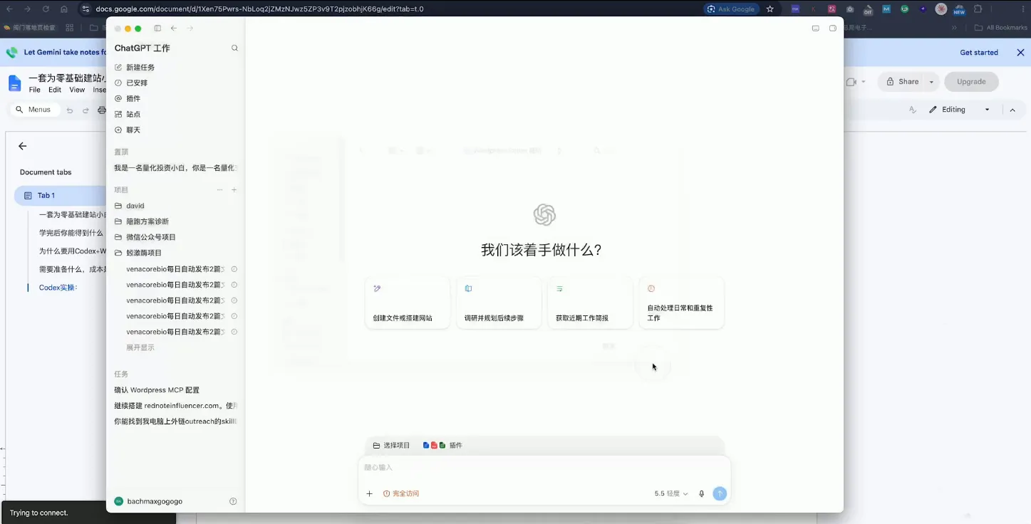 外贸人Codex + WordPress建站课-豌豆轻创