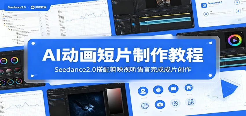AI动画短片制作教程:Seedance2.0搭配剪映视听语言完成成片创作-豌豆轻创