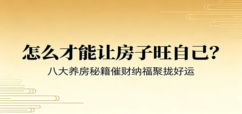 付费文章《怎么才能让房子旺自己？》八大养房秘籍催财纳福聚拢好运-豌豆轻创