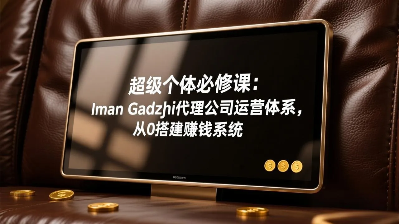 超级个体必修课：Iman Gadzhi代理公司运营体系，从0搭建赚钱系统-豌豆轻创