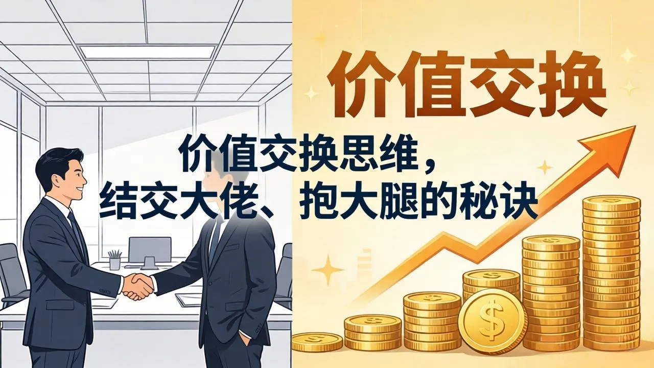 某付费文章：价值交换思维，结交大佬、抱大腿的秘诀-豌豆轻创