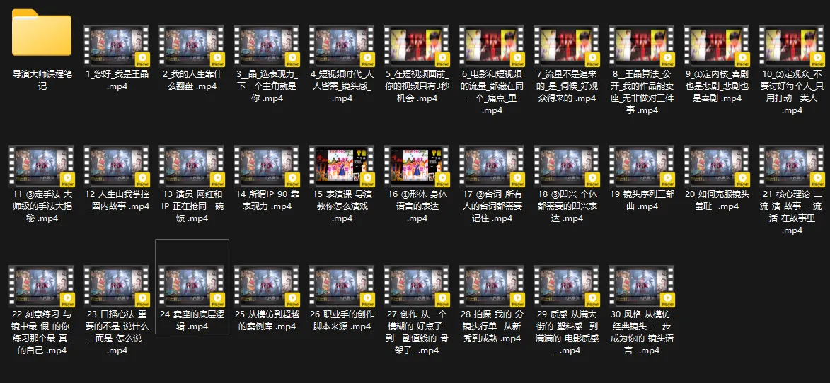 王晶大师课:流量破局-人生由我掌控-轻创