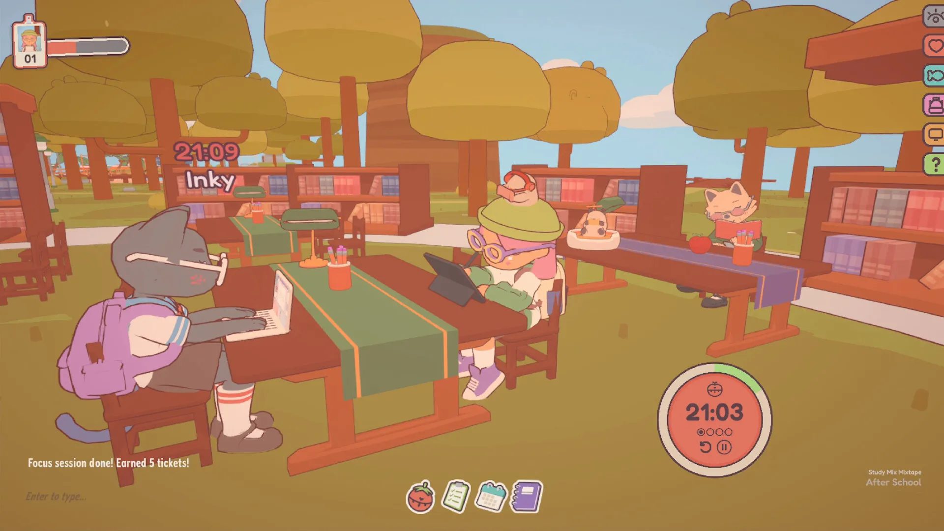 随时在一起: 云自习/On-Together: Virtual Co-Working-豌豆轻创